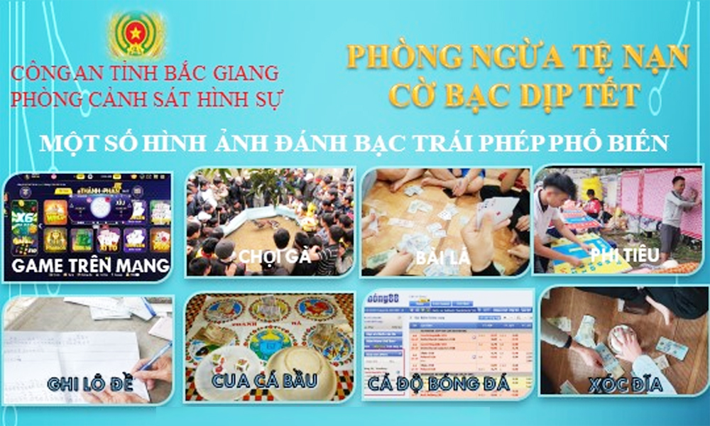  Phòng ngừa tệ nạn cờ bạc dịp Tết Nguyên đán